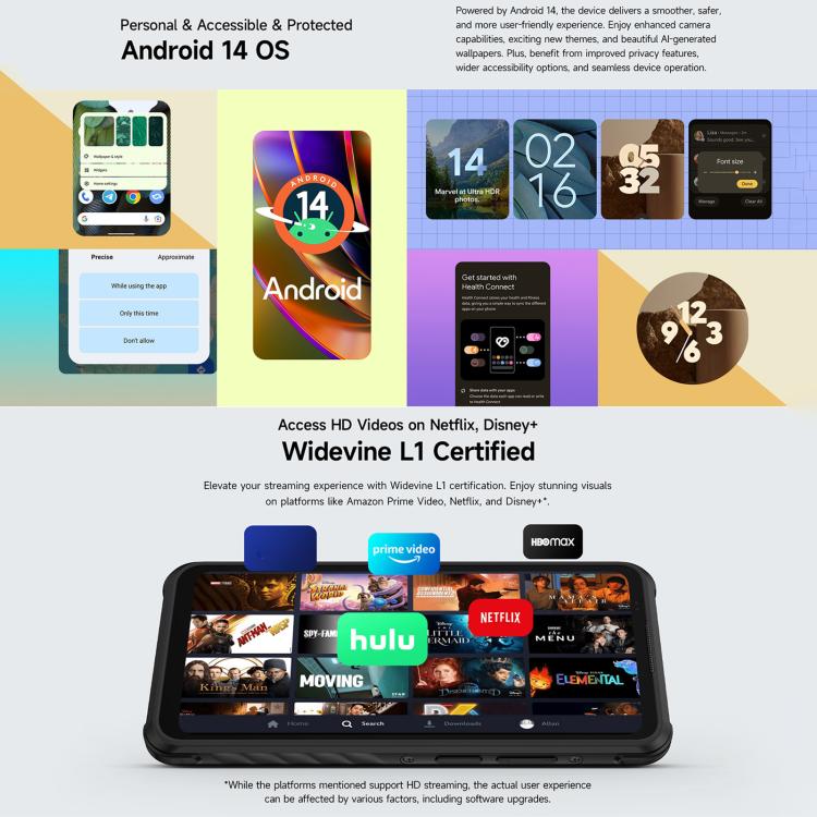 Ulefone Armor X31 Teléfono Rugerizado 6GB+128GB Visión