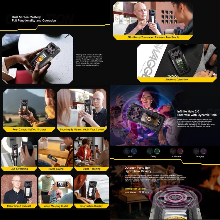 Ulefone Armor 30 Pro Smartphone 16GB+512GB 5G Night Vision