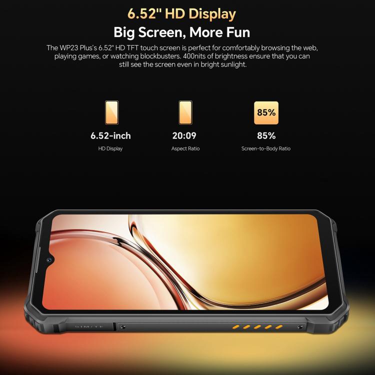 Oukitel WP23 Plus Teléfono Teléfono Rugerizado 8GB+256GB 10600mAh 4G by OUKITEL