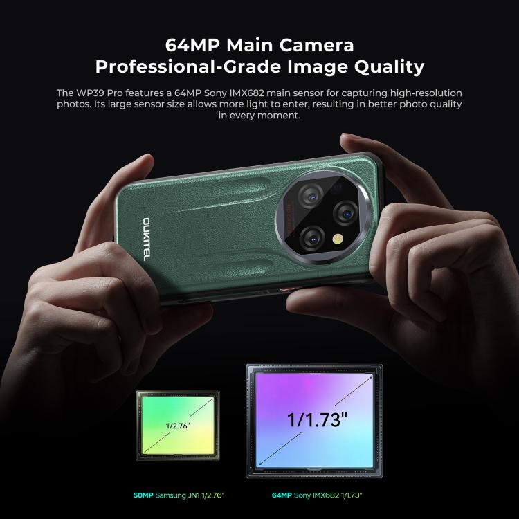 Oukitel WP39 Pro 5G Rugged Phone 12GB+512GB Night Vision