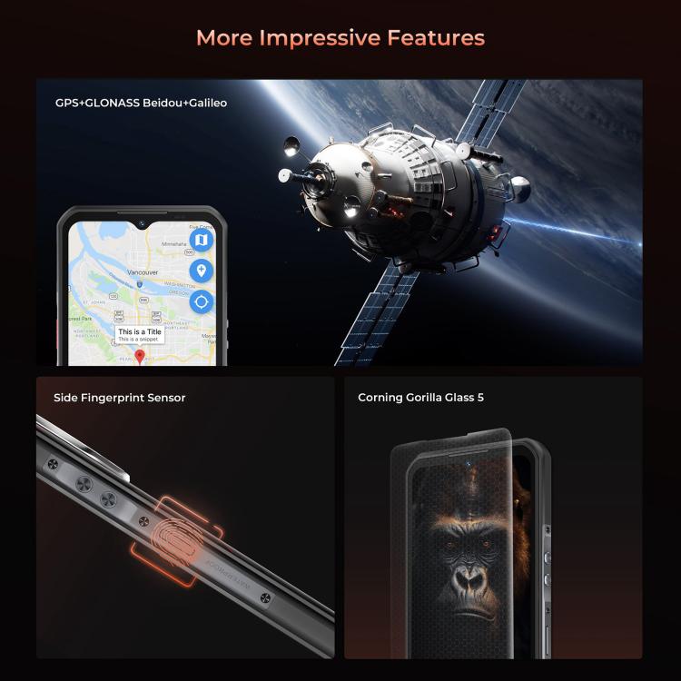 Oukitel WP55 Pro Rugged Phone 5G 16GB+512GB 11000mAh