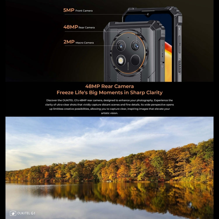 Oukitel G1 Smartphone Rugerizado 6GB+256GB 10600mAh
