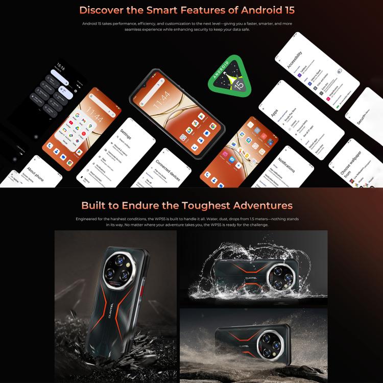 Oukitel WP55 5G Rugged Smartphone 12GB+256GB 11000mAh