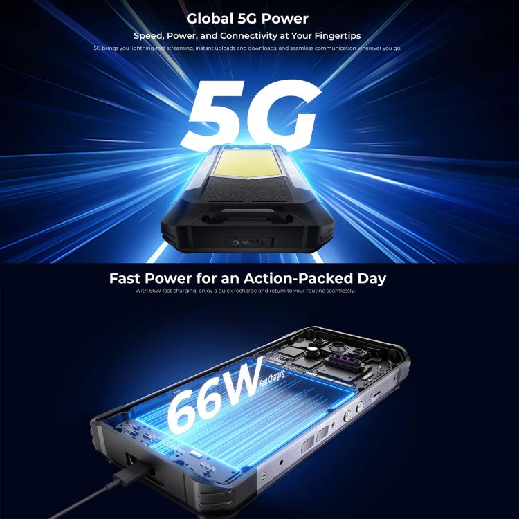 Oukitel WP100 Móvil Resistente Proyector 16GB+512GB 5G by OUKITEL