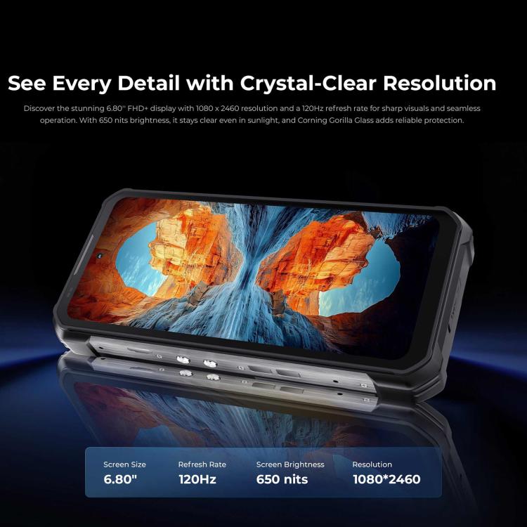Oukitel WP100 Móvil Resistente Proyector 16GB+512GB 5G by OUKITEL