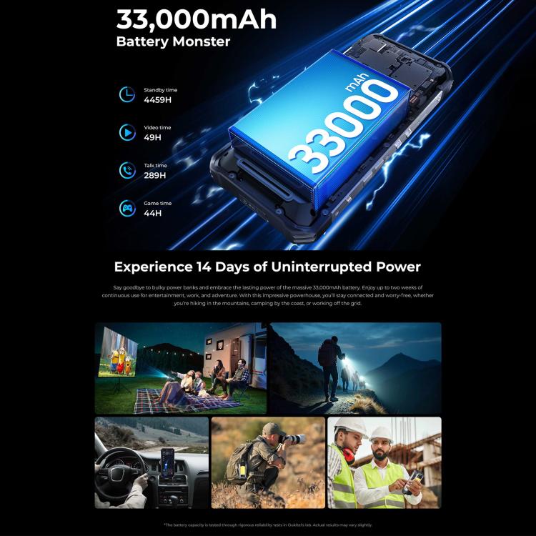Oukitel WP100 Móvil Resistente Proyector 16GB+512GB 5G by OUKITEL