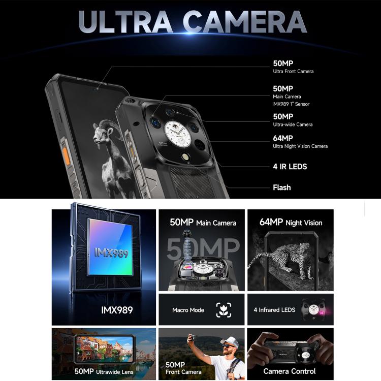 Ulefone Armor 28 Rugged Phone 16GB+512GB 10600mAh 5G