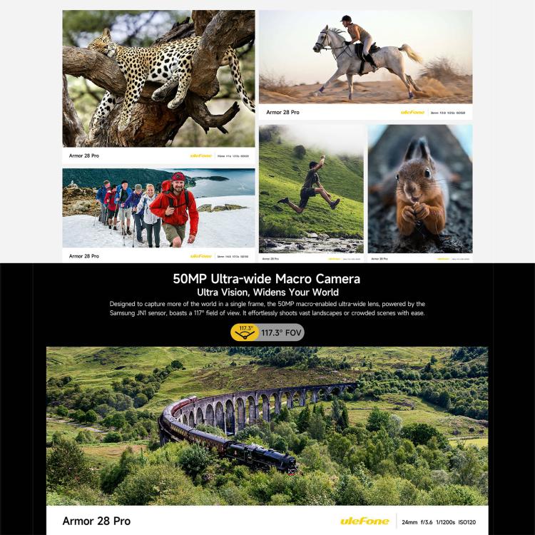 Ulefone Armor 28 Rugged Phone 16GB+512GB 10600mAh 5G