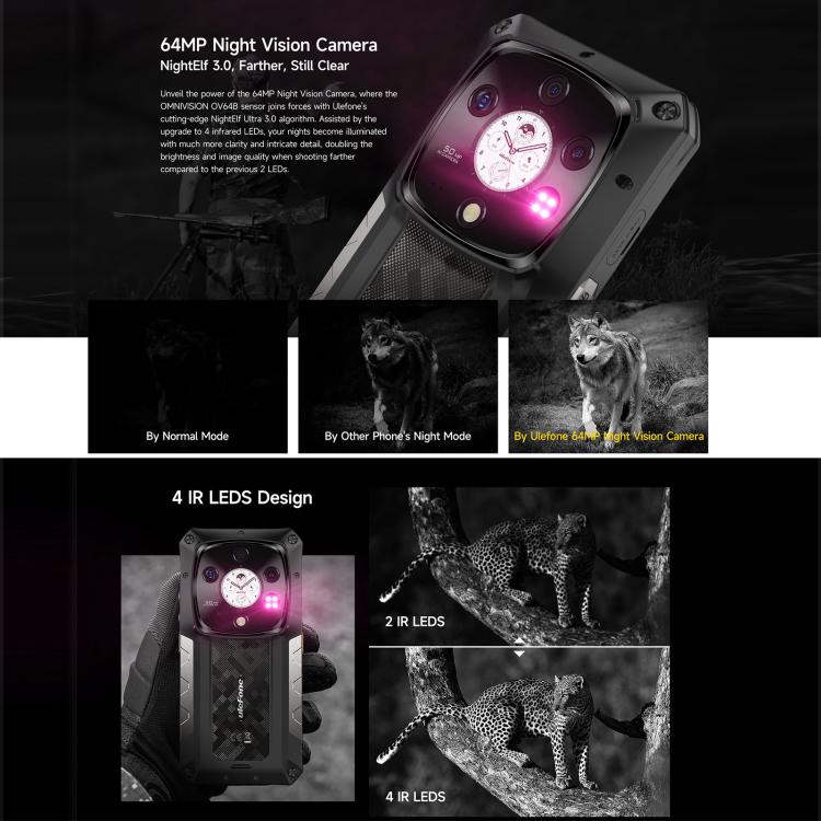 Ulefone Armor 28 Rugged Phone 16GB+512GB 10600mAh 5G