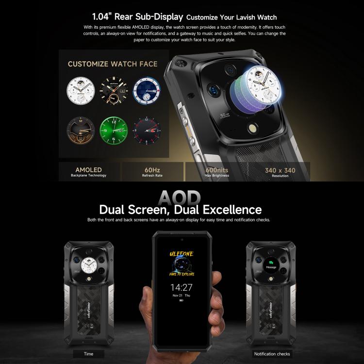 Ulefone Armor 28 Rugged Phone 16GB+512GB 10600mAh 5G