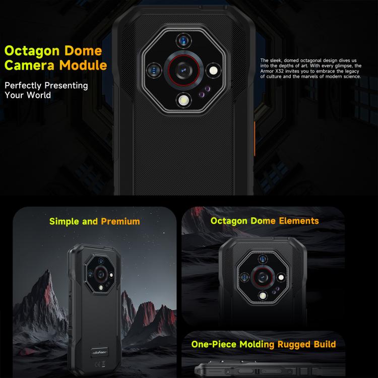 Ulefone Armor X32 Teléfono Robusto 8GB+256GB 4G Visión