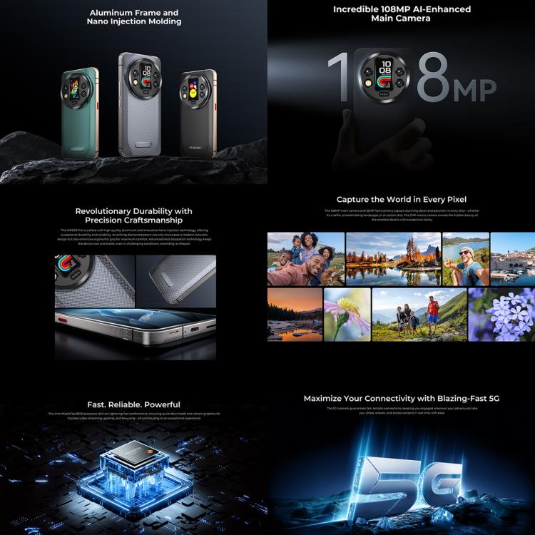 Oukitel WP200 Pro Móvil Resistente 24GB+1TB 6.7 Pulgadas by OUKITEL
