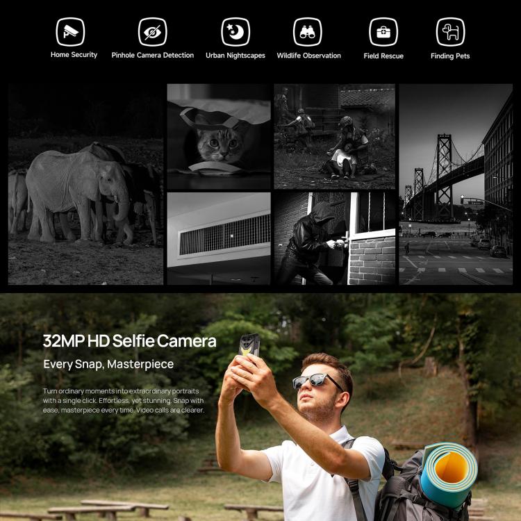 Ulefone Armor 34 Pro Rugged Phone 16GB+512GB Night Vision