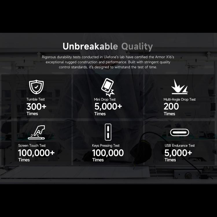 Ulefone Armor X16 Móvil Rugerizado 6GB+128GB Visión 4G