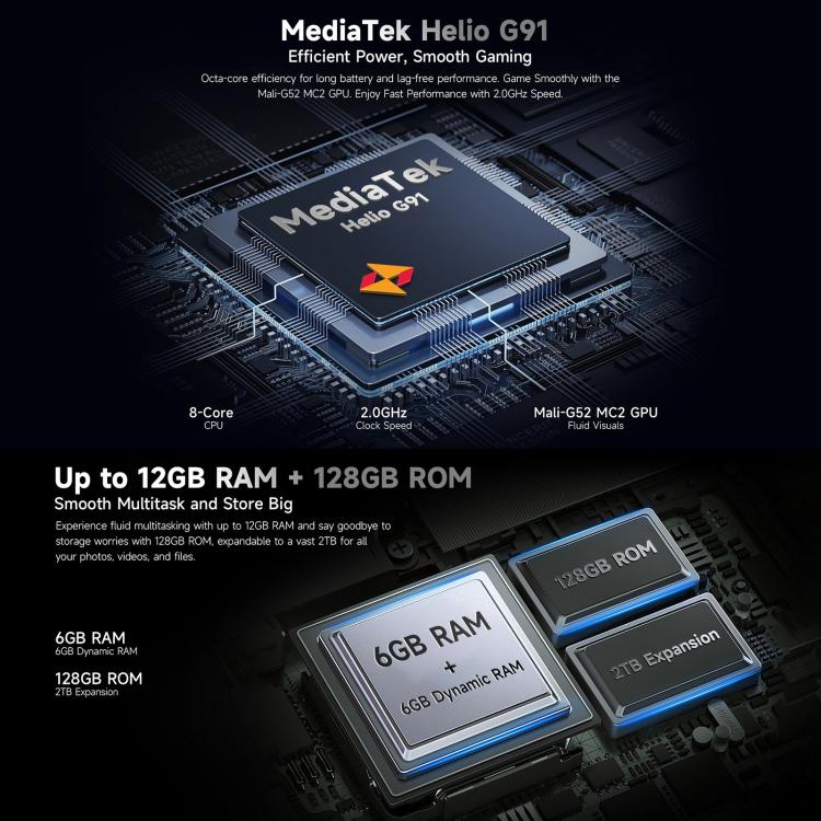 Ulefone Armor X16 Móvil Rugerizado 6GB+128GB Visión 4G