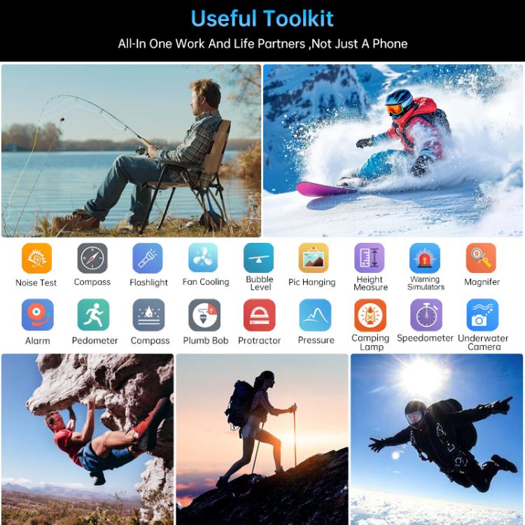 Unihertz Tank 4 Pro Smartphone Proyector 18GB+1TB 5G