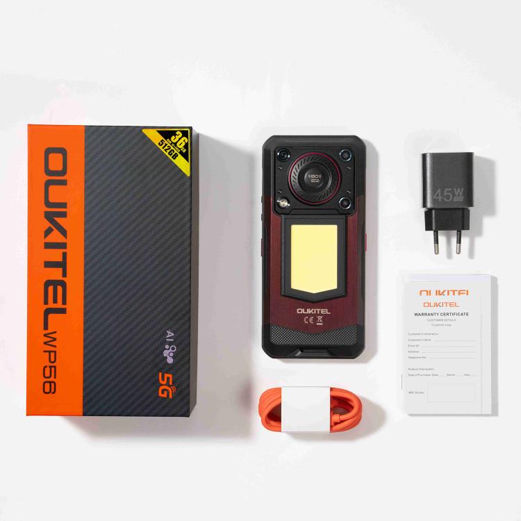 Oukitel WP56 Rugged Smartphone 12GB+512GB 108MP 5G NFC