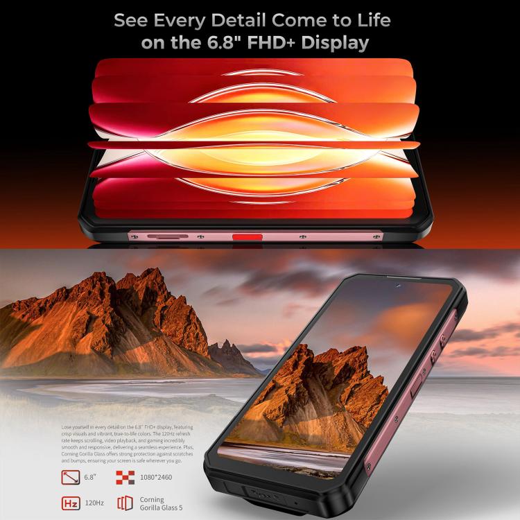 Oukitel WP56 Rugged Smartphone 12GB+512GB 108MP 5G NFC
