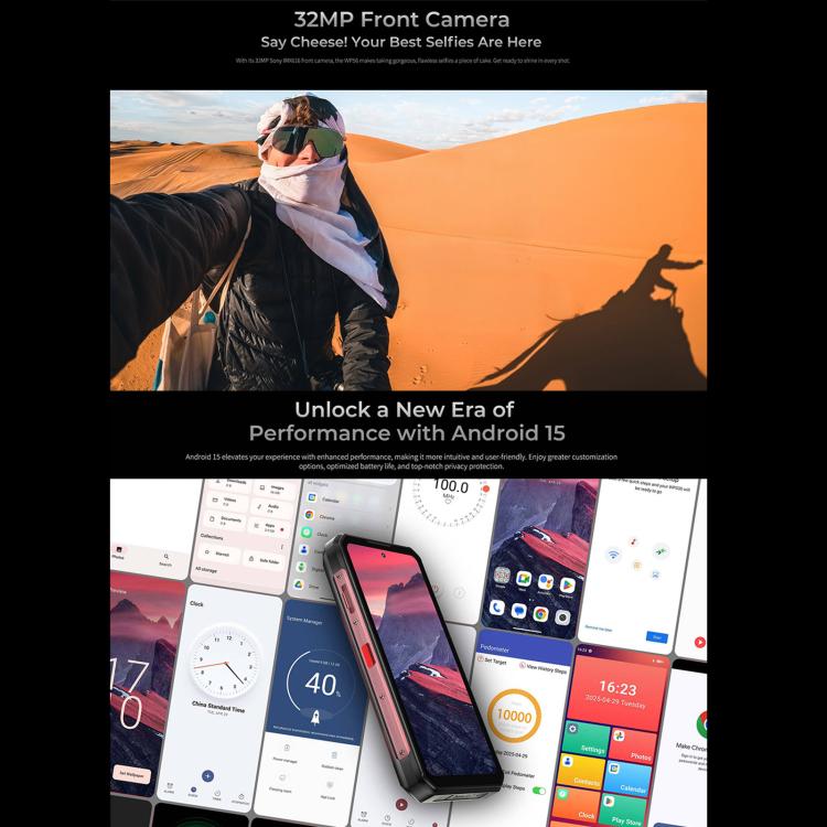 Oukitel WP56 Rugged Smartphone 12GB+512GB 108MP 5G NFC