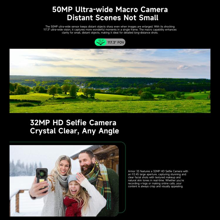 Ulefone Armor 33 Rugged Phone 12GB+512GB 6.95 Inch 4G