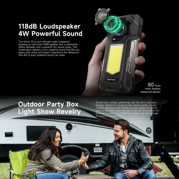 Ulefone Armor 33 Rugged Phone 12GB+512GB 6.95 Inch 4G