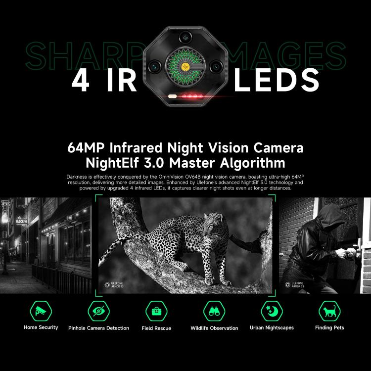Ulefone Armor 33 Rugged Phone 12GB+512GB 6.95 Inch 4G