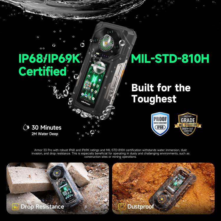 Ulefone Armor 33 Pro Rugged Smartphone 16GB+512GB 5G