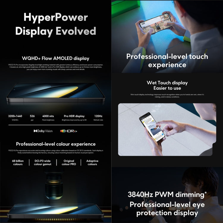Xiaomi POCO F6 Pro Smartphone 12GB+256GB 6.67 Pulgadas 5G by Xiaomi