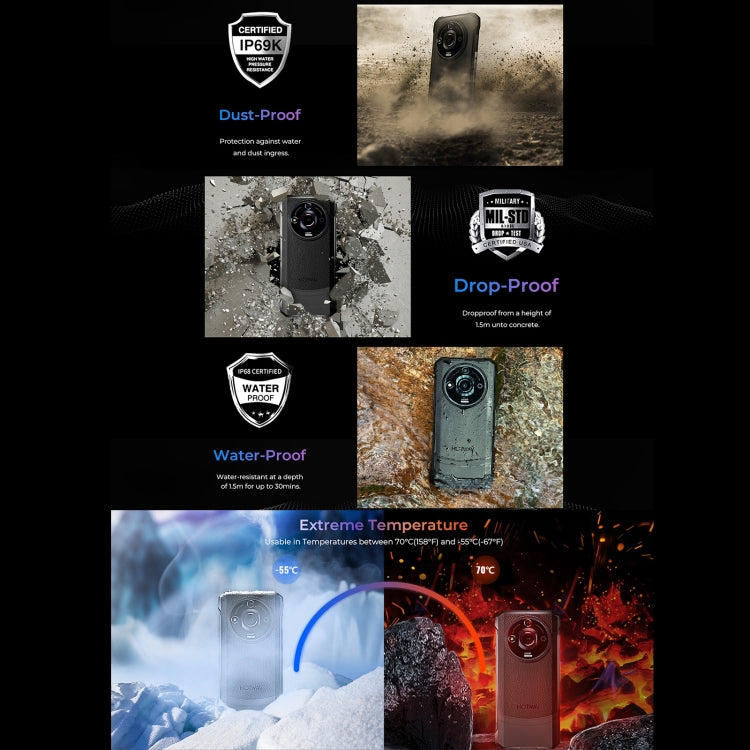 HOTWAV T7 Smartphone Rugerizado 6GB+256GB Batería 6280mAh by HOTWAV