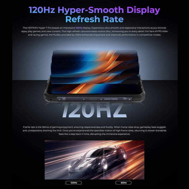 HOTWAV Hyper 7 Pro Teléfono 16GB+256GB 10800mAh 5G by HOTWAV