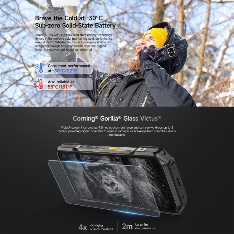 Ulefone Armor 27 Pro Smartphone 12GB+256GB NightVision 5G