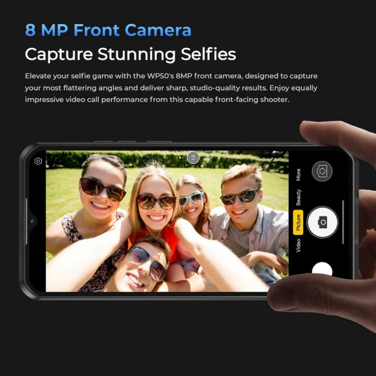 Oukitel WP50 Smartphone 5G 4GB+256GB 6.6in Display Android14