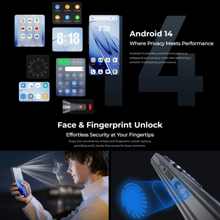 Oukitel WP52 5G Smartphone 4GB+256GB 6.6 Inch Display
