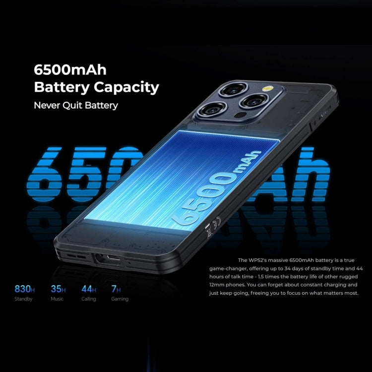 Oukitel WP52 5G Smartphone 4GB+256GB 6.6 Inch Display