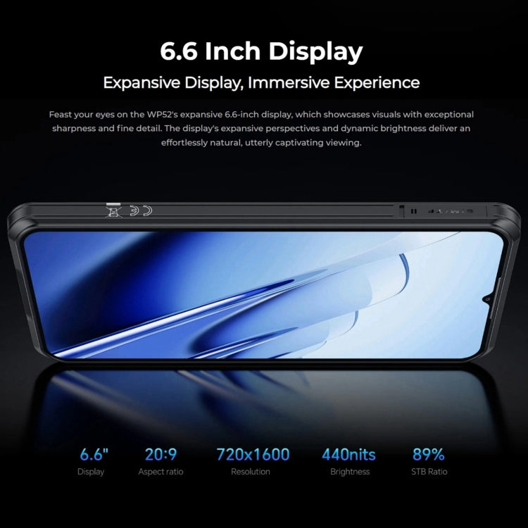 Oukitel WP52 5G Smartphone 4GB+256GB 6.6 Inch Display