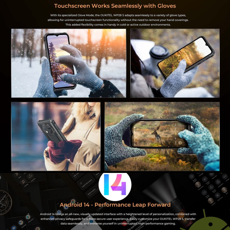 Oukitel WP28 S Smartphone Rugerizado 4GB+128GB 10600mAh