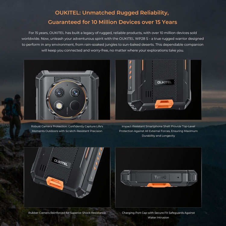 Oukitel WP28 S Smartphone Rugerizado 4GB+128GB 10600mAh