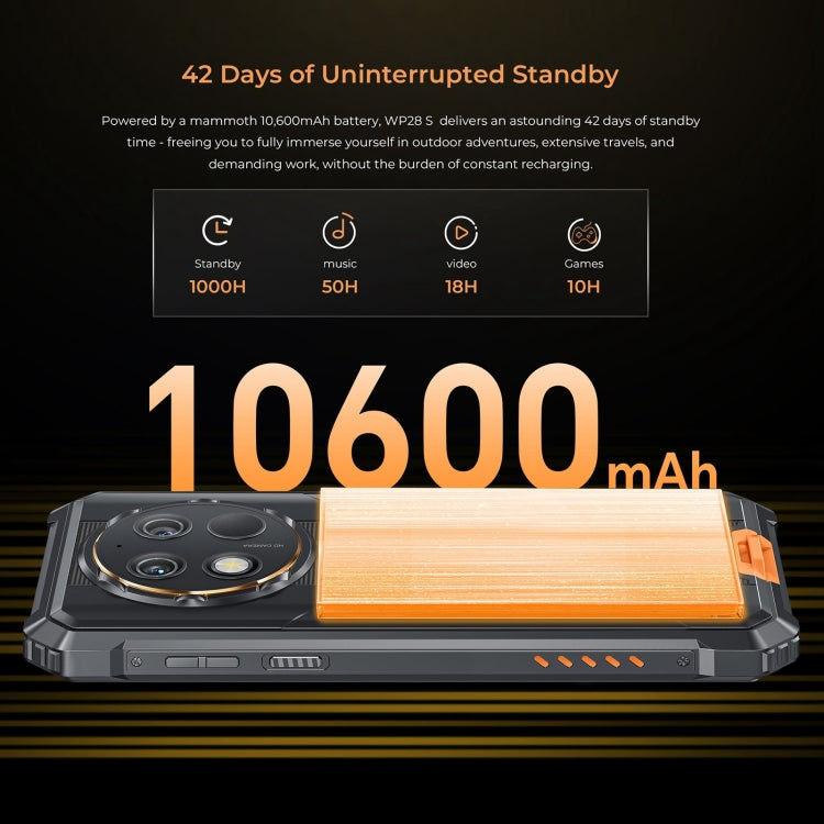 Oukitel WP28 S Smartphone Rugerizado 4GB+128GB 10600mAh
