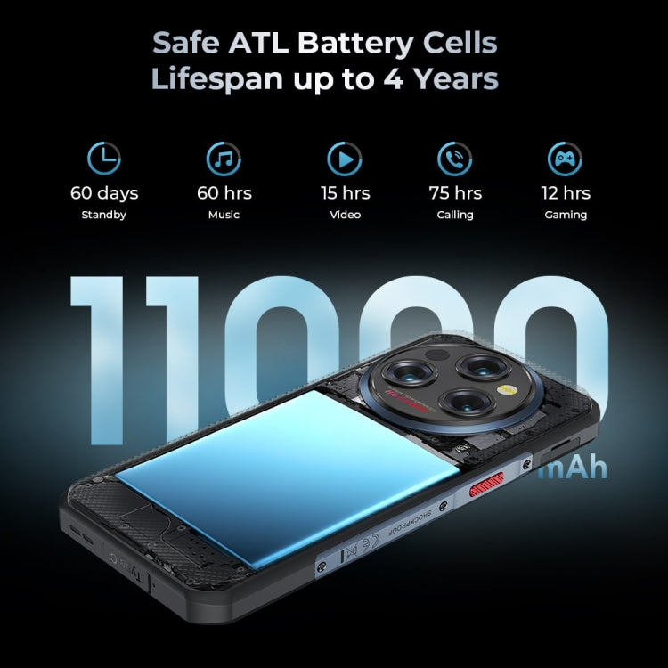 Oukitel WP35 5G Rugged Smartphone 8GB+256GB 11000mAh