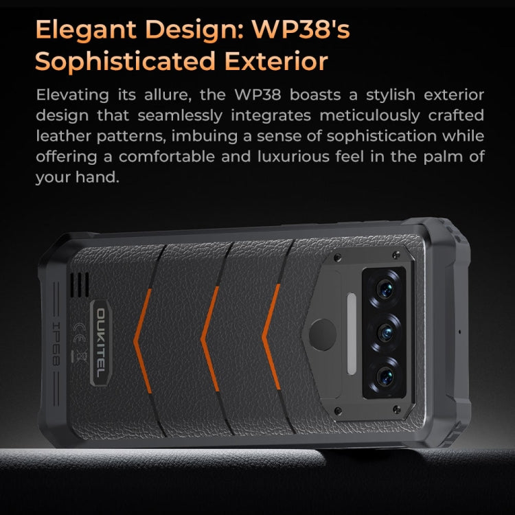 Oukitel WP38 Rugged Smartphone 12GB+256GB 10600mAh 4G