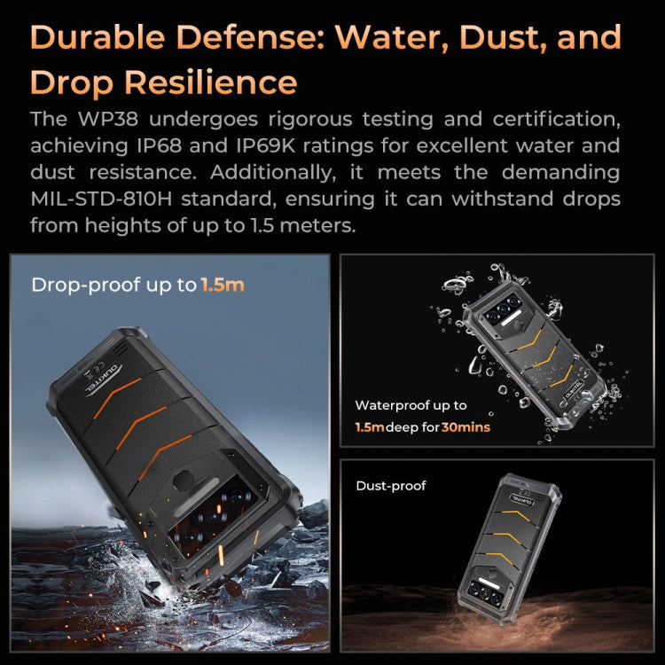 Oukitel WP38 Rugged Smartphone 12GB+256GB 10600mAh 4G