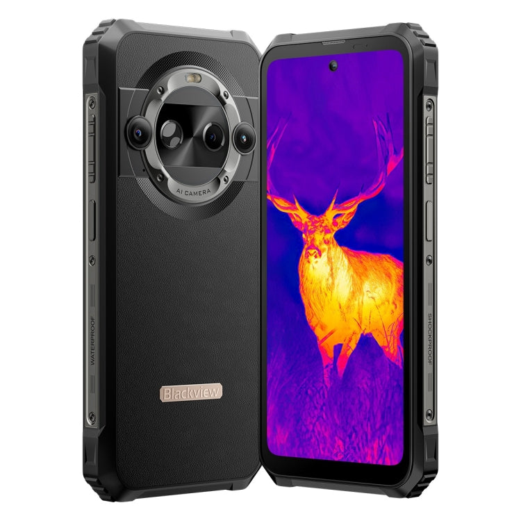 Blackview BL9000 Pro 5G, Cámara Termográfica, 12GB+512GB, IP68/IP69K/MIL-STD-810H, 6.78 Pulgadas Android 14 MediaTek Dimensity 8020 Octa Core, Red: 5G, NFC, OTG