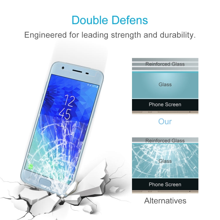 9H 2.5D Tempered Glass Film for Galaxy J3 (2018), For Galaxy J3 (2018)