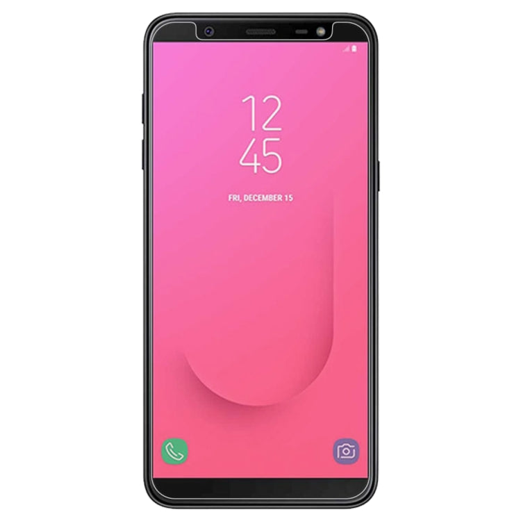 9H 2.5D Tempered Glass Film for Galaxy J8 (2018), For Galaxy J8 (2018) 2.5D (1 PCS)