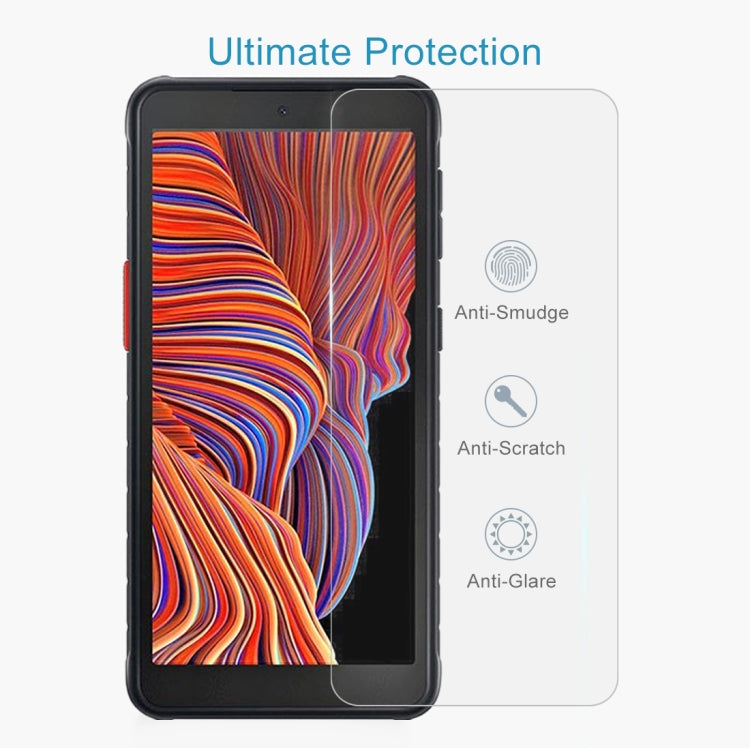 For Samsung Galaxy Xcover 5 0.26mm 9H Surface Hardness 2.5D Explosion-proof Tempered Glass Half Screen Film, For Samsung Galaxy Xcover 5 (1 PCS)