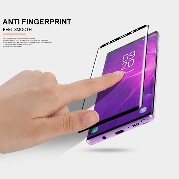 mocolo Full Glue 0.33mm 9H 3D Round Edge Tempered Glass Film for Galaxy Note9, For Samsung Galaxy Note9