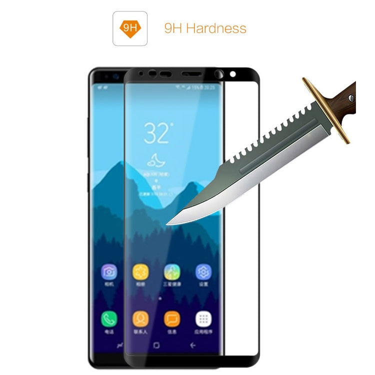 mocolo Full Glue 0.33mm 9H 3D Round Edge Tempered Glass Film for Galaxy Note8, For Samsung Galaxy Note8