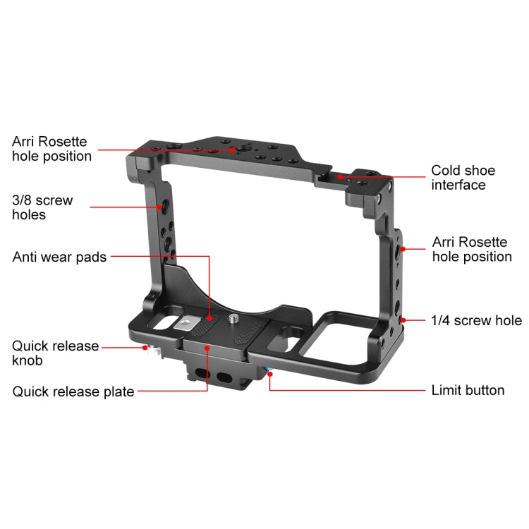 PULUZ Video Camera Cage Filmmaking Rig for Nikon Z6 / Z7