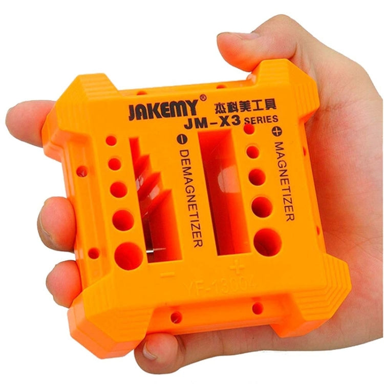 JAKEMY JM-X3 Magnetizer/Demagnetizer with Screwdriver Holes, Size: Large, JM-X3