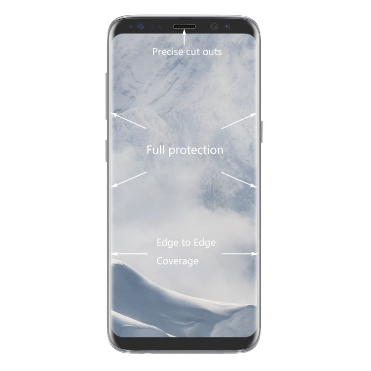 ENKAY Hat-Prince for Galaxy S8 + / G9550 0.26mm 9H Surface Hardness 3D Explosion-proof Full Screen Curved Heat Bending Tempered Glass Color Screen Film, Galaxy S8 + / G9550 Translucent, For Galaxy S8 + / G9550 Transparent, For Galaxy S8 + / G9550
